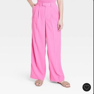 Target pink wide leg trouser, size 2 Long